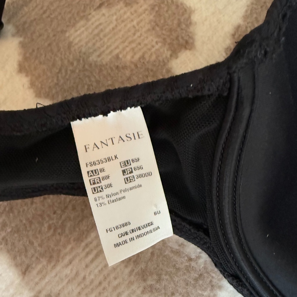 Fantasie Ottawa Underwire Gathered Moulded Bikini Swim Top UK 30E US 30DDD - Picture 5 of 7